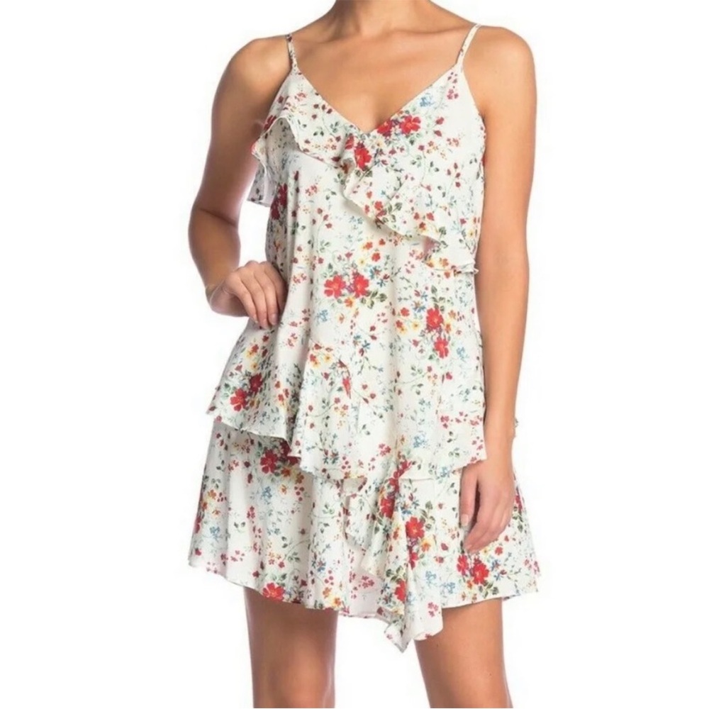 Parker Floral Ruffle Dress